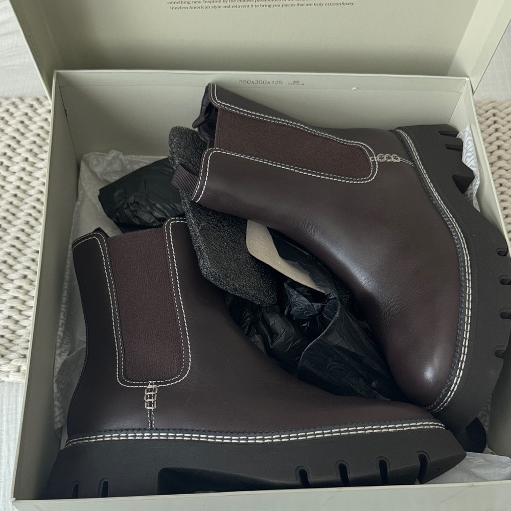 Cole Haan Dark Brown Chelsea Boots
